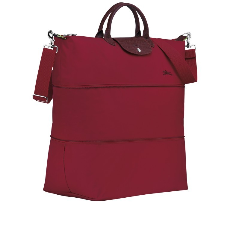 Reisetasche Le Pliage Green erweiterbar Rot, Farbe: rot/weinrot, Marke: Longchamp, EAN: 3597922086047, Bild 2 von 6