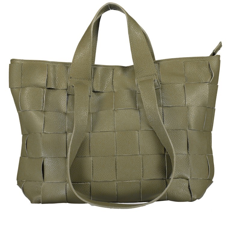 Tasche Oliv, Farbe: grün/oliv, Marke: Hausfelder Manufaktur, EAN: 4065646006577, Abmessungen in cm: 31x30x14, Bild 1 von 7