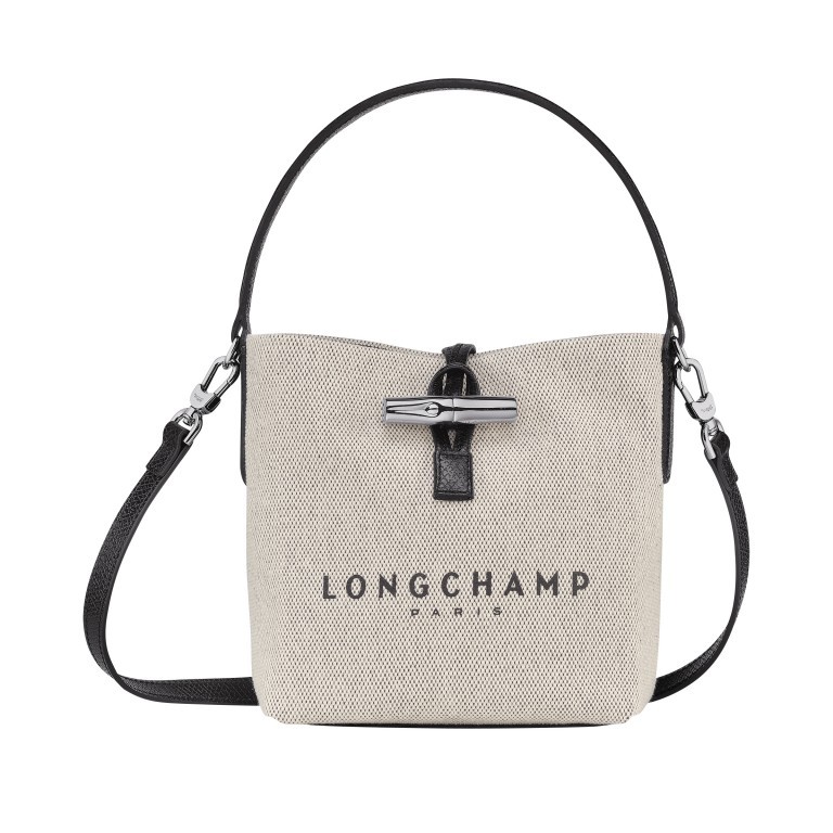 Tasche Roseau Canvas Essential Toile Ecru, Farbe: beige, Marke: Longchamp, EAN: 3597922164769, Abmessungen in cm: 17x20x12, Bild 1 von 4