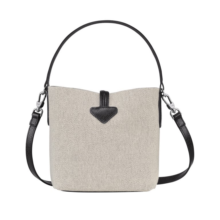 Tasche Roseau Canvas Essential Toile Ecru, Farbe: beige, Marke: Longchamp, EAN: 3597922164769, Abmessungen in cm: 17x20x12, Bild 3 von 4