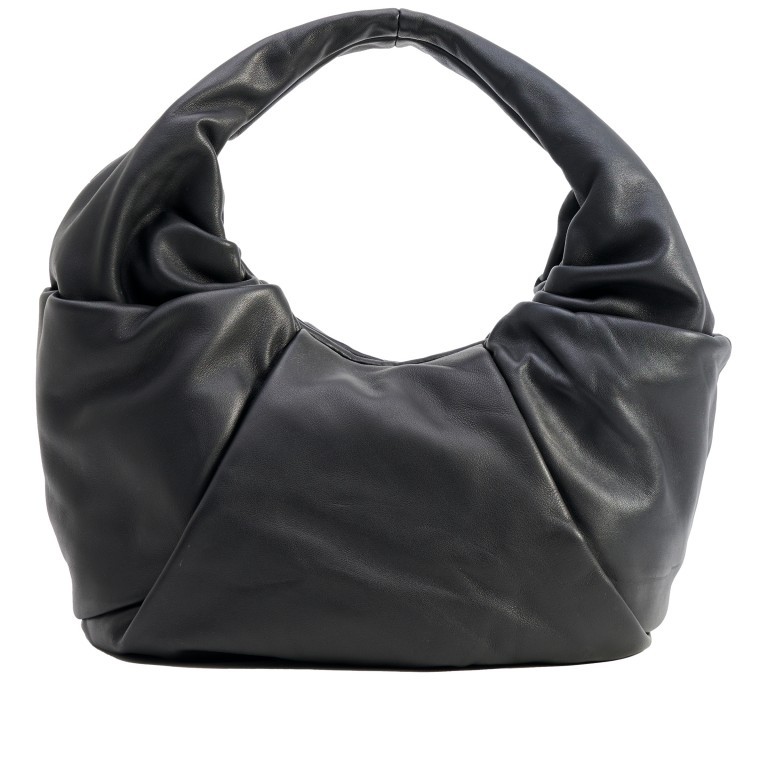 Beuteltasche Soft Volume Greta Silky Leather Black, Farbe: schwarz, Marke: Les Visionnaires, EAN: 4260711670138, Abmessungen in cm: 51x48x20, Bild 1 von 7