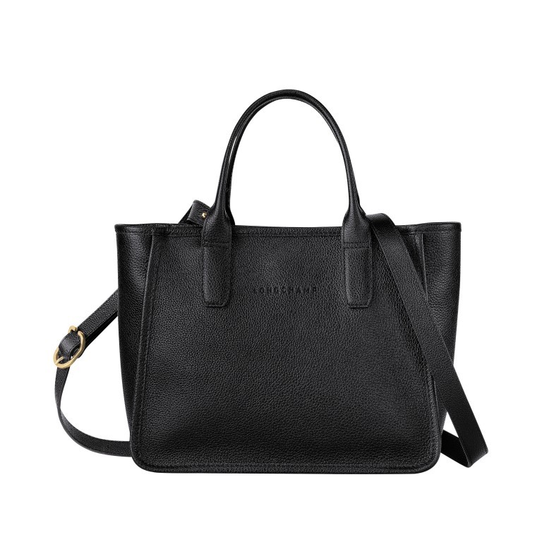 Handtasche Le Foulonné Schwarz, Farbe: schwarz, Marke: Longchamp, EAN: 3597922154722, Abmessungen in cm: 27x22x14, Bild 1 von 5