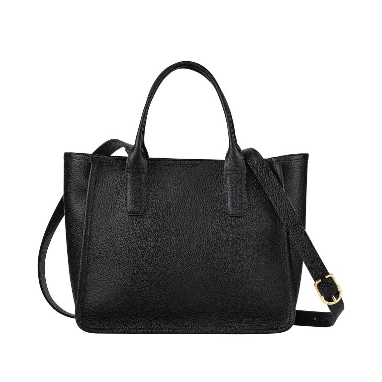 Handtasche Le Foulonné Schwarz, Farbe: schwarz, Marke: Longchamp, EAN: 3597922154722, Abmessungen in cm: 27x22x14, Bild 3 von 5