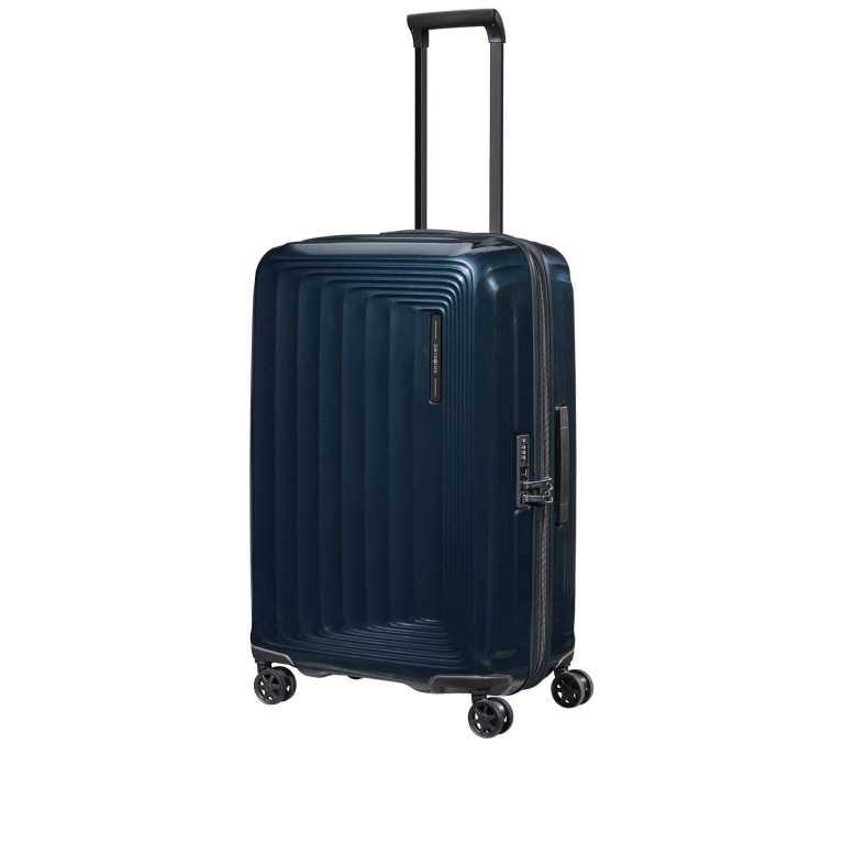 Koffer Nuon Spinner 69 erweiterbar Metallic Dark Blue, Farbe: blau/petrol, Marke: Samsonite, EAN: 5400520078322, Abmessungen in cm: 45x69x28, Bild 7 von 17