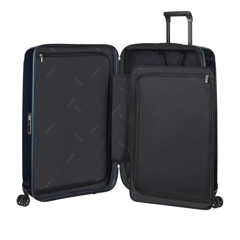 Koffer Nuon Spinner 69 erweiterbar Metallic Dark Blue, Farbe: blau/petrol, Marke: Samsonite, EAN: 5400520078322, Abmessungen in cm: 45x69x28, Bild 8 von 17