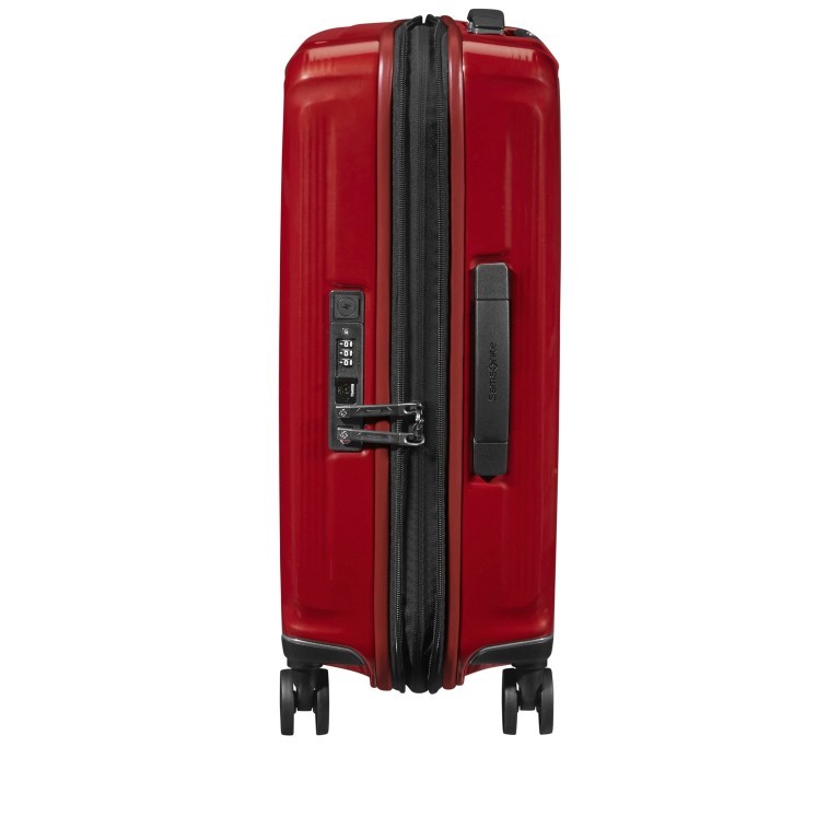 Koffer Nuon Spinner 55 erweiterbar Metallic Red, Farbe: rot/weinrot, Marke: Samsonite, EAN: 5400520095619, Abmessungen in cm: 40x55x20, Bild 4 von 18