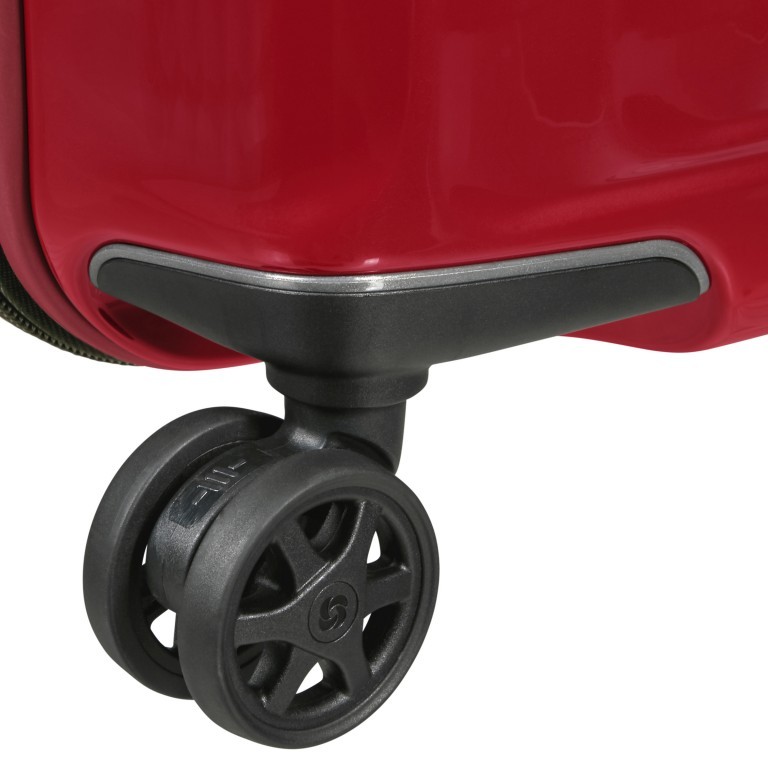 Koffer Nuon Spinner 55 erweiterbar Metallic Red, Farbe: rot/weinrot, Marke: Samsonite, EAN: 5400520095619, Abmessungen in cm: 40x55x20, Bild 18 von 18