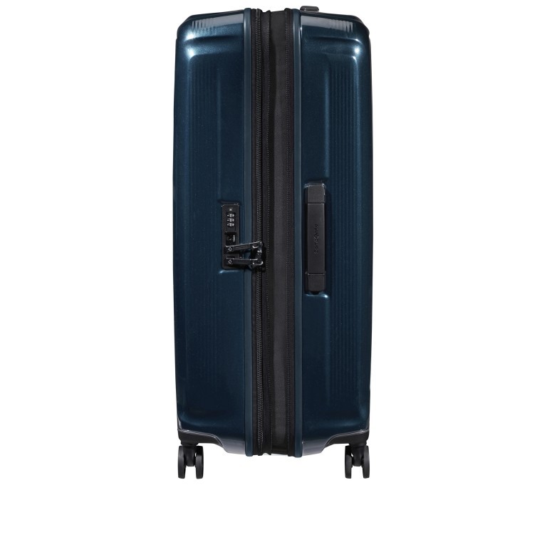 Koffer Nuon Spinner 75 erweiterbar Metallic Dark Blue, Farbe: blau/petrol, Marke: Samsonite, EAN: 5400520078346, Abmessungen in cm: 49x75x30, Bild 4 von 18