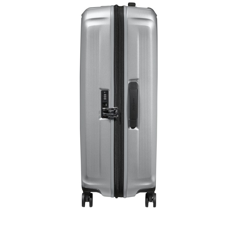 Koffer Nuon Spinner 75 erweiterbar Matt Silver, Farbe: grau, Marke: Samsonite, EAN: 5400520095664, Abmessungen in cm: 49x75x30, Bild 3 von 18