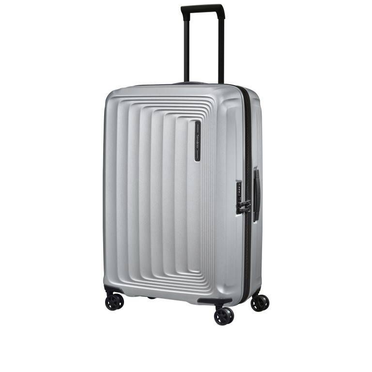 Koffer Nuon Spinner 75 erweiterbar Matt Silver, Farbe: grau, Marke: Samsonite, EAN: 5400520095664, Abmessungen in cm: 49x75x30, Bild 7 von 18