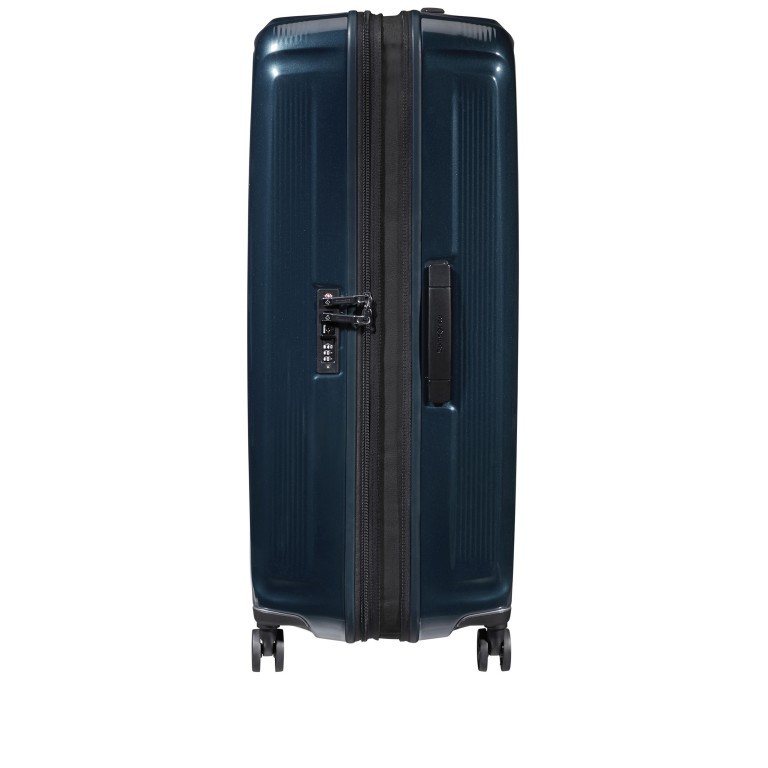 Koffer Nuon Spinner 81 erweiterbar Metallic Dark Blue, Farbe: blau/petrol, Marke: Samsonite, EAN: 5400520078360, Abmessungen in cm: 53x81x31, Bild 4 von 17