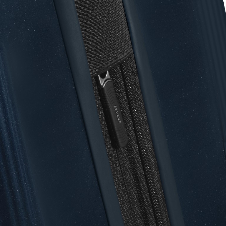 Koffer Nuon Spinner 81 erweiterbar Metallic Dark Blue, Farbe: blau/petrol, Marke: Samsonite, EAN: 5400520078360, Abmessungen in cm: 53x81x31, Bild 16 von 17