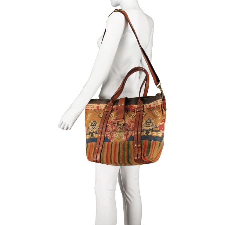 Shopper Cyrus X1951 Cognac, Farbe: bunt, Marke: Campomaggi, EAN: 8054302858458, Bild 6 von 8