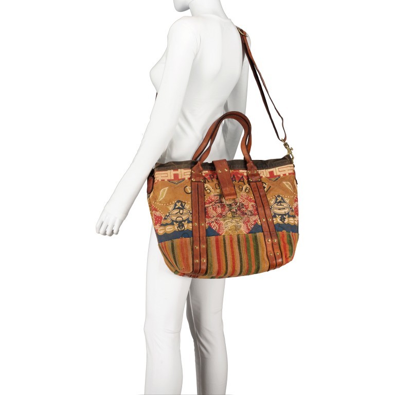 Shopper Cyrus X1951 Cognac, Farbe: bunt, Marke: Campomaggi, EAN: 8054302858458, Bild 7 von 8