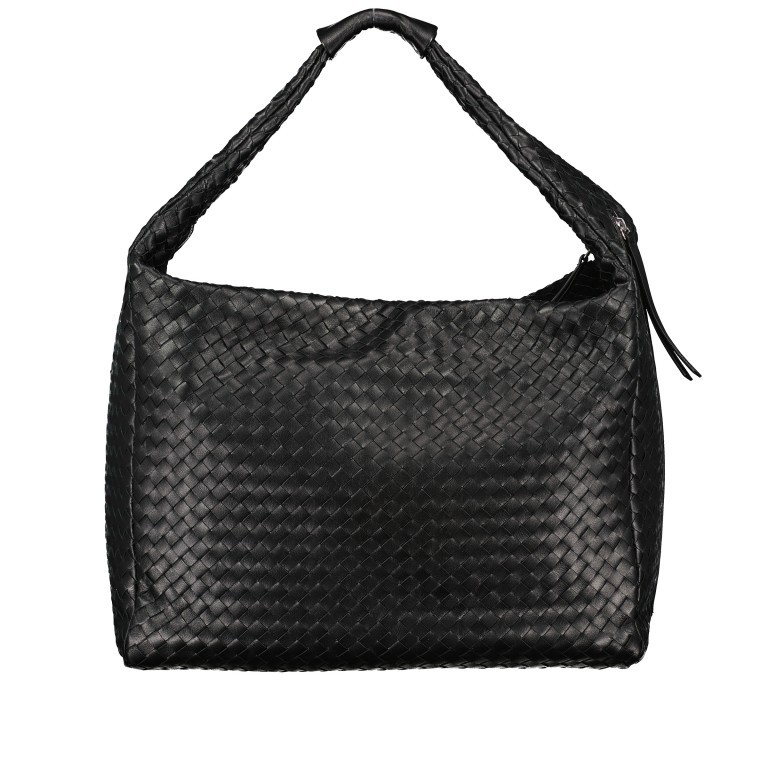 Beuteltasche Claudia Big Black Nickel, Farbe: schwarz, Marke: Abro, EAN: 4061724877596, Abmessungen in cm: 39x37x17, Bild 3 von 6