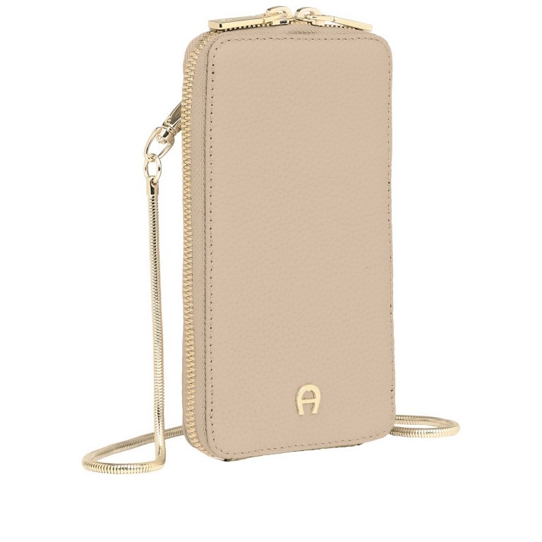 Handytasche Mobile Bag 163-139 Marzipan Beige, Farbe: beige, Marke: AIGNER, EAN: 4055539423710, Abmessungen in cm: 9.5x17x2, Bild 2 von 6