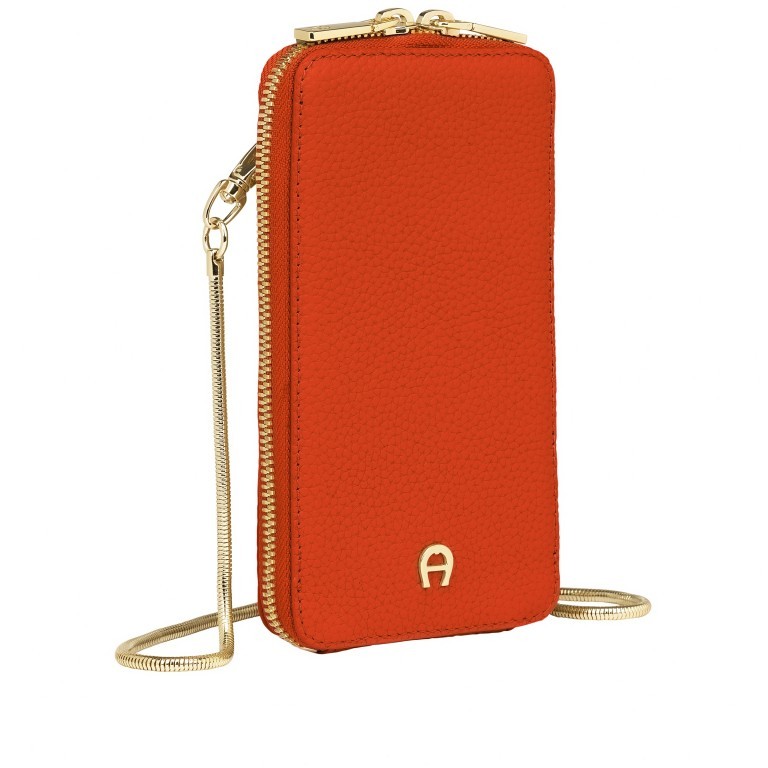 Handytasche Mobile Bag 163-139 Marigold Orange, Farbe: orange, Marke: AIGNER, EAN: 4055539423673, Abmessungen in cm: 9.5x17x2, Bild 2 von 6