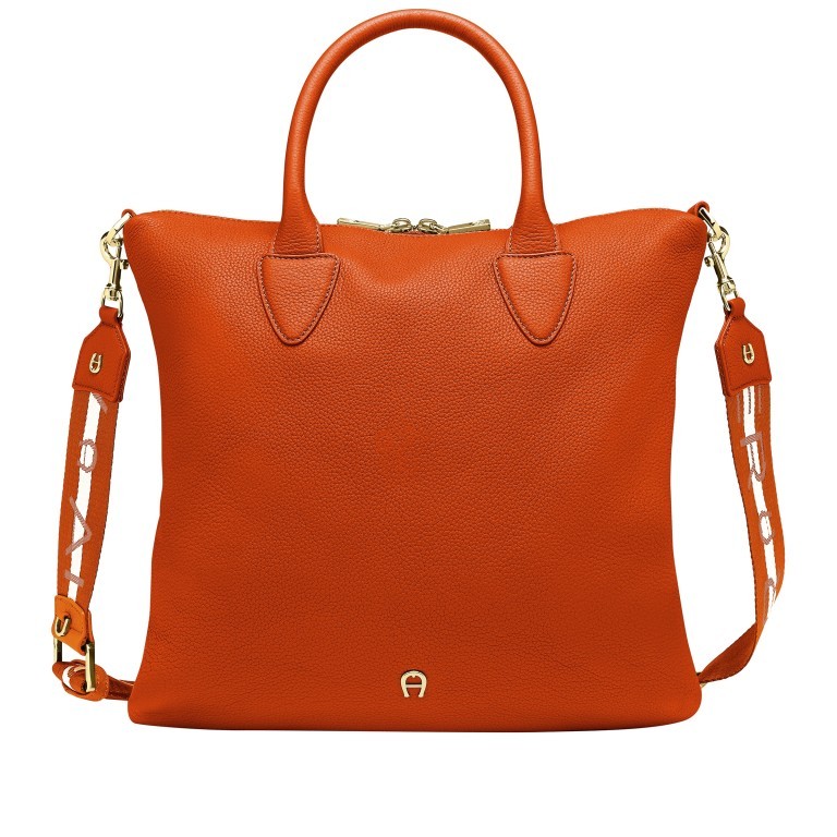 Handtasche Zita Shopper M Marigold Orange, Farbe: orange, Marke: AIGNER, EAN: 4055539419324, Abmessungen in cm: 36x34x7, Bild 1 von 6