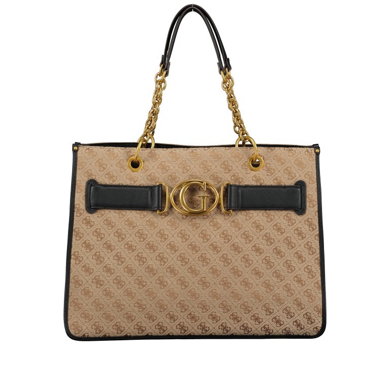 Handtasche Aileen Black, Farbe: schwarz, Marke: Guess, EAN: 7620207945022, Abmessungen in cm: 40x30x12, Bild 1 von 5