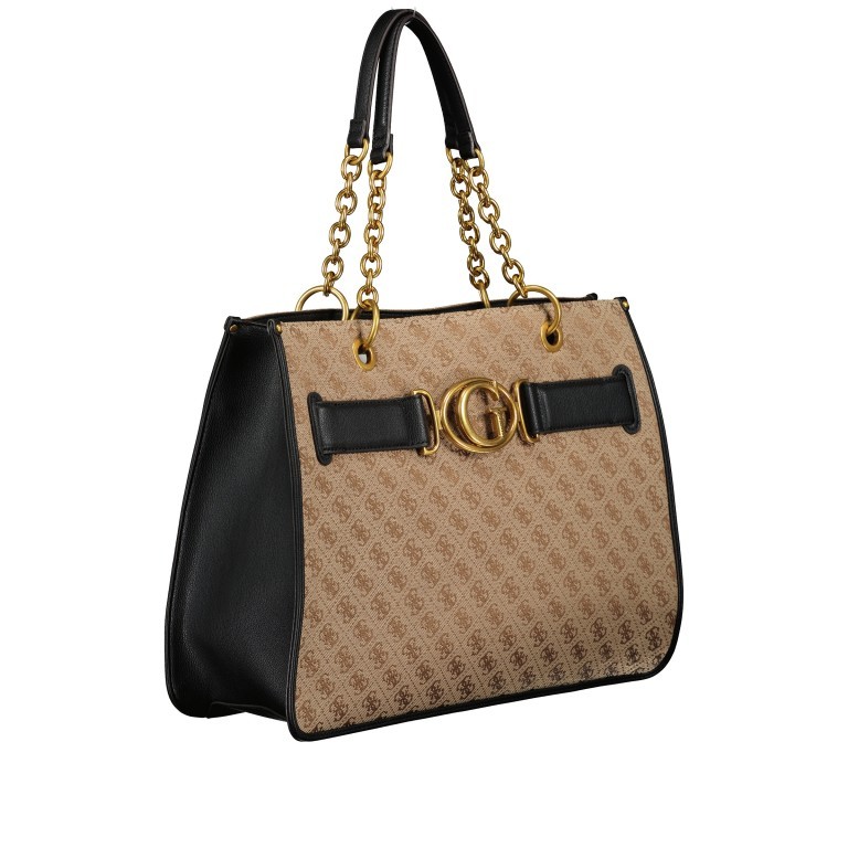 Handtasche Aileen Black, Farbe: schwarz, Marke: Guess, EAN: 7620207945022, Abmessungen in cm: 40x30x12, Bild 2 von 5