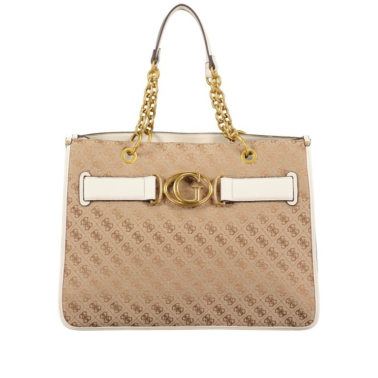 Handtasche Aileen Ivory, Farbe: beige, Marke: Guess, EAN: 7620207945046, Abmessungen in cm: 40x30x12, Bild 1 von 5