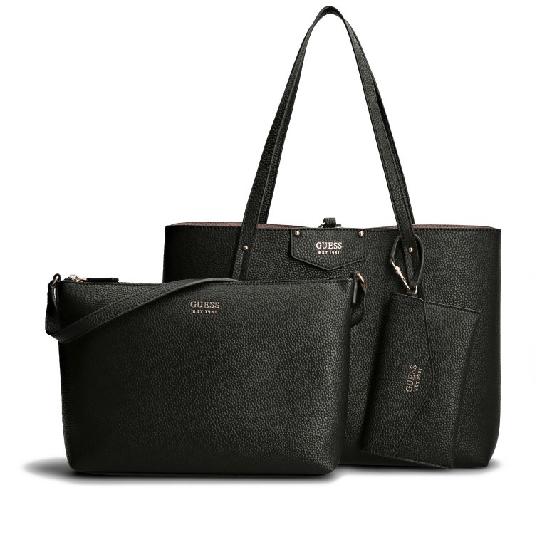 Shopper Eco Brenton Bag in Bag Black, Farbe: schwarz, Marke: Guess, EAN: 0190231534099, Abmessungen in cm: 36x27x13, Bild 1 von 10