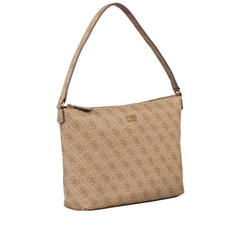 Shopper Eco Brenton Bag in Bag Latte Logo, Farbe: cognac, Marke: Guess, EAN: 0190231688242, Abmessungen in cm: 36x27x13, Bild 6 von 12