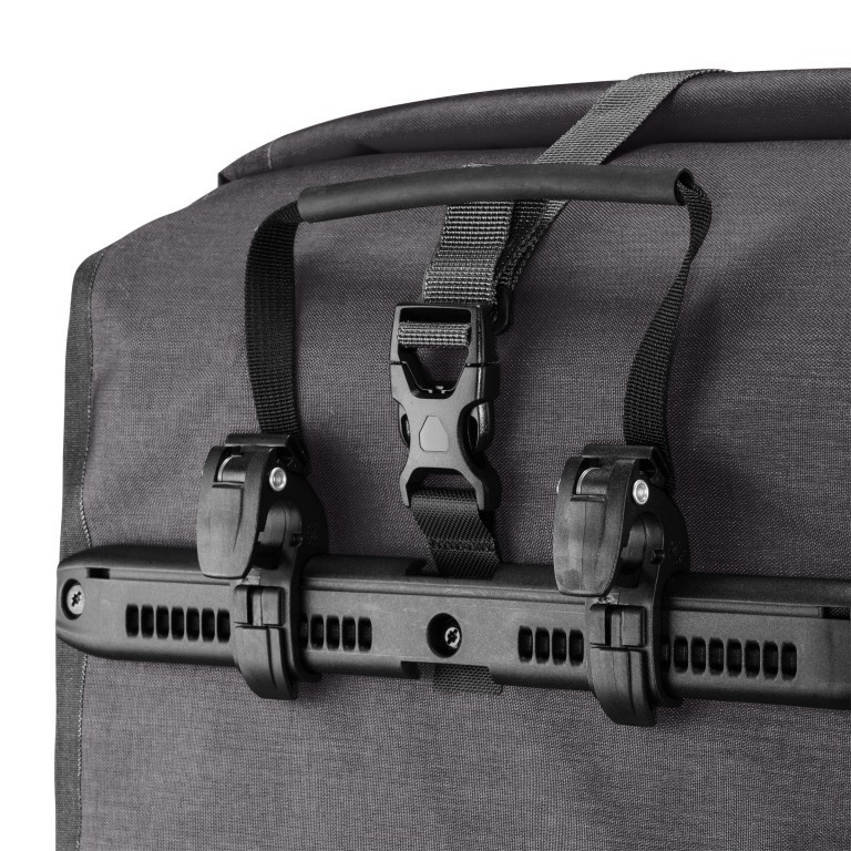 Fahrradtasche Back-Roller Plus Hinterradtasche Paar Volumen 2x 20 Liter Granite-Black, Farbe: schwarz, Marke: Ortlieb, EAN: 4013051037259, Bild 7 von 9