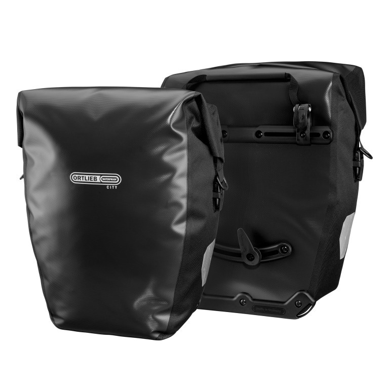 Fahrradtasche Back-Roller City Hinterradtasche Paar Volumen 2x 20 Liter Black, Farbe: schwarz, Marke: Ortlieb, EAN: 4013051027465, Bild 10 von 10