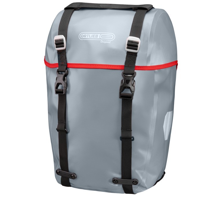 Fahrradtasche Bike-Packer Original Hinterrad Einzeltasche Volumen 20 Liter Alu-Grey, Farbe: grau, Marke: Ortlieb, EAN: 4013051054461, Bild 1 von 11