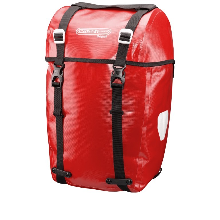 Fahrradtasche Bike-Packer Original Hinterrad Einzeltasche Volumen 20 Liter Red, Farbe: rot/weinrot, Marke: Ortlieb, EAN: 4013051054478, Bild 1 von 11