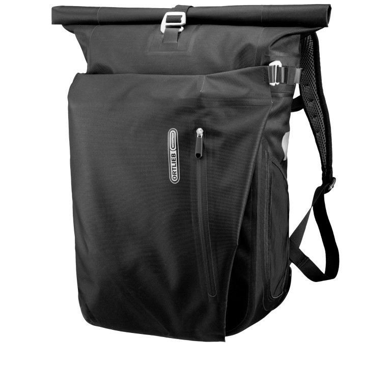 Fahrradtasche Vario PS Rucksack mit Hinterrad-Aufhängesystem Volumen 26 Liter Black, Farbe: schwarz, Marke: Ortlieb, EAN: 4013051054409, Abmessungen in cm: 31x47x22, Bild 1 von 20