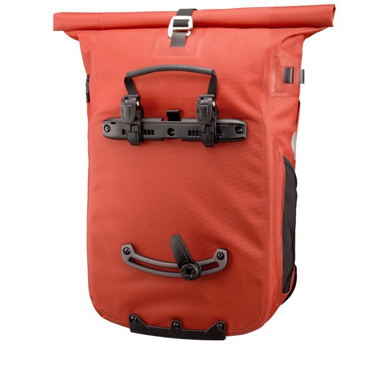 Fahrradtasche / Rucksack Vario Volumen 26 Liter Rooibos, Farbe: rot/weinrot, Marke: Ortlieb, EAN: 4013051054430, Abmessungen in cm: 31x47x22, Bild 2 von 20