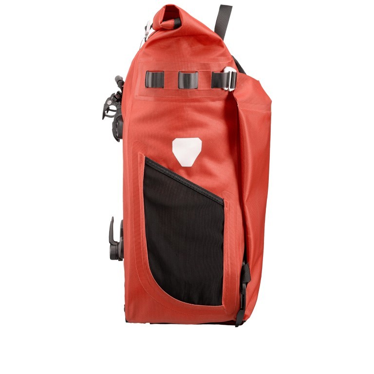 Fahrradtasche / Rucksack Vario Volumen 26 Liter Rooibos, Farbe: rot/weinrot, Marke: Ortlieb, EAN: 4013051054430, Abmessungen in cm: 31x47x22, Bild 4 von 20