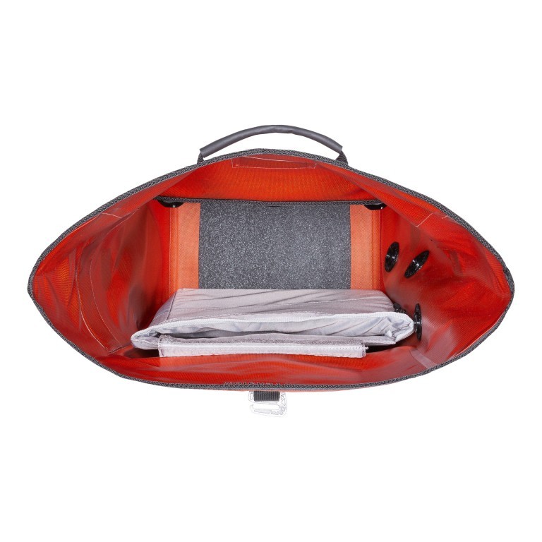Fahrradtasche / Rucksack Vario Volumen 26 Liter Rooibos, Farbe: rot/weinrot, Marke: Ortlieb, EAN: 4013051054430, Abmessungen in cm: 31x47x22, Bild 12 von 20