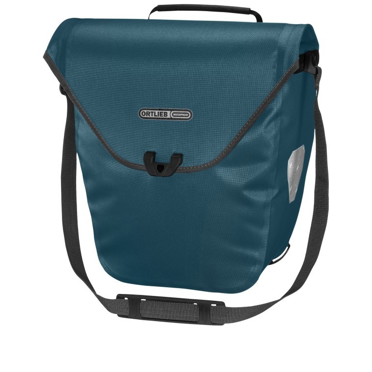 Fahrradtasche Velo-Shopper Hinterrad Einzeltasche Volumen 18 Liter Petrol, Farbe: blau/petrol, Marke: Ortlieb, EAN: 4013051052498, Bild 1 von 10