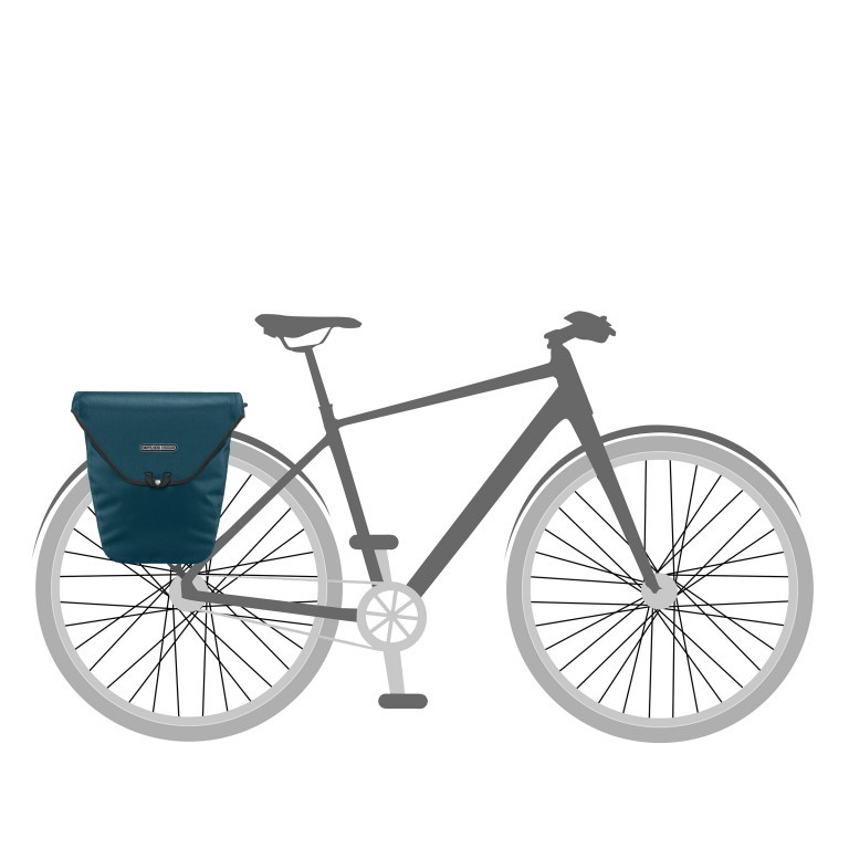 Fahrradtasche Velo-Shopper Hinterrad Einzeltasche Volumen 18 Liter Petrol, Farbe: blau/petrol, Marke: Ortlieb, EAN: 4013051052498, Bild 4 von 10