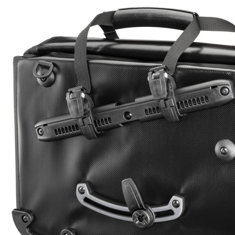 Fahrradtasche Office-Bag Plane Aktentasche mit Hinterrad-Aufhängesystem Volumen 21 Liter Black, Farbe: schwarz, Marke: Ortlieb, EAN: 4013051045148, Abmessungen in cm: 40x30x17, Bild 9 von 9