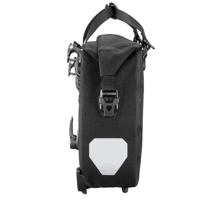 Fahrradtasche Office-Bag Cordura Aktentasche mit Hinterrad-Aufhängesystem Volumen 13 Liter Black, Farbe: schwarz, Marke: Ortlieb, EAN: 4013051037501, Abmessungen in cm: 40x30x10, Bild 2 von 9