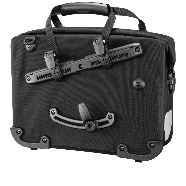 Fahrradtasche Office-Bag Cordura Aktentasche mit Hinterrad-Aufhängesystem Volumen 13 Liter Black, Farbe: schwarz, Marke: Ortlieb, EAN: 4013051037501, Abmessungen in cm: 40x30x10, Bild 3 von 9