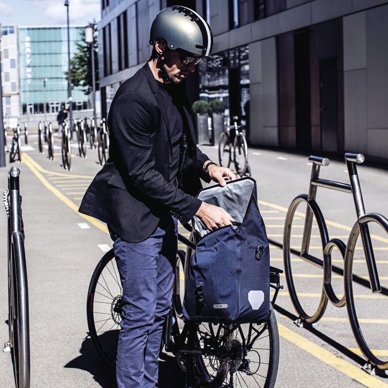 Fahrradtasche Downtown Two Cordura Aktentasche mit Hinterrad-Aufhängesystem Volumen 20 Liter Black, Farbe: schwarz, Marke: Ortlieb, EAN: 4013051045063, Abmessungen in cm: 40x31x14, Bild 8 von 9