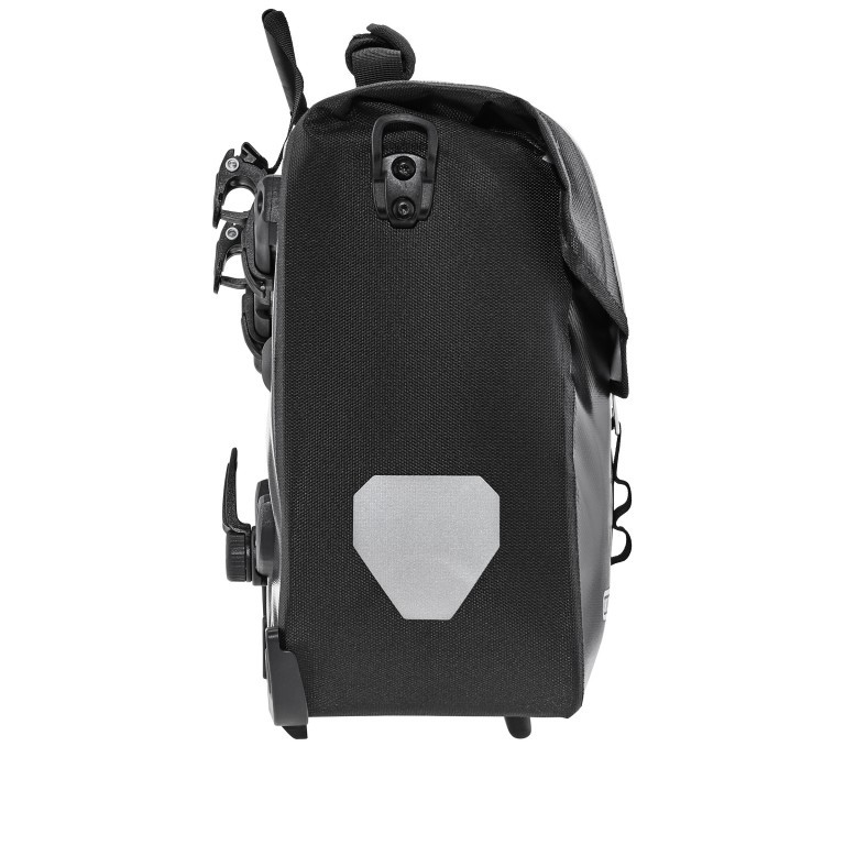Fahrradtasche Downtown Two Plane Aktentasche mit Hinterrad-Aufhängesystem Volumen 20 Liter Black, Farbe: schwarz, Marke: Ortlieb, EAN: 4013051045087, Abmessungen in cm: 40x31x14, Bild 2 von 10