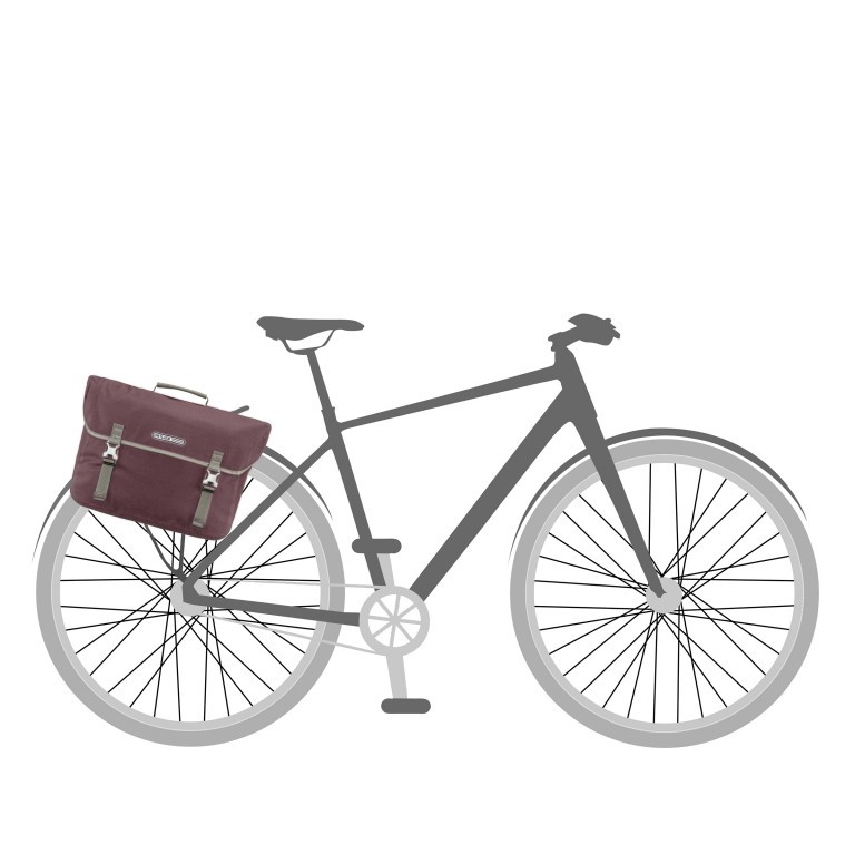 Fahrradtasche Commuter-Bag Urban Aktentasche mit Hinterrad-Aufhängesystem Volumen 20 Liter Ash-Rose, Farbe: rosa/pink, Marke: Ortlieb, EAN: 4013051053860, Abmessungen in cm: 40x31x14, Bild 4 von 10