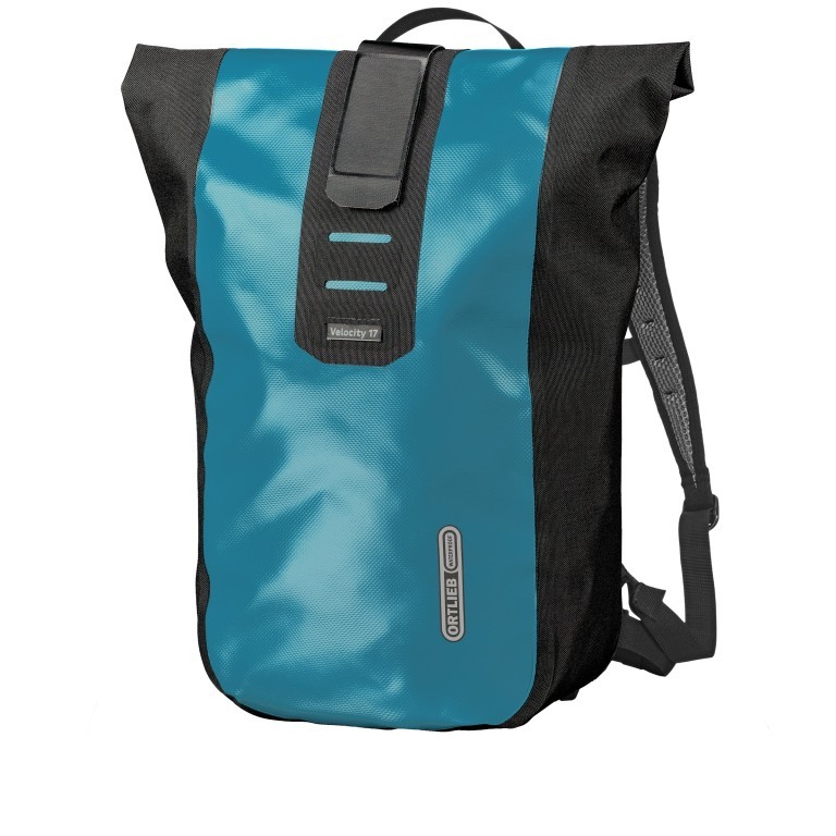 Rucksack Velocity Volumen 17 Liter Petrol Black, Farbe: blau/petrol, Marke: Ortlieb, EAN: 4013051048996, Abmessungen in cm: 28x45x14, Bild 1 von 8