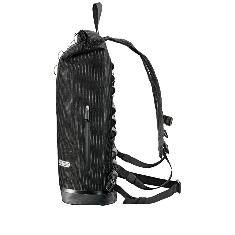 Rucksack Commuter-Daypack High Visibility Volumen 21 Liter Black Reflective, Farbe: schwarz, Marke: Ortlieb, EAN: 4013051049726, Abmessungen in cm: 30x50x15.5, Bild 2 von 11