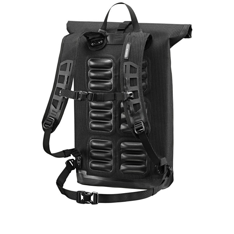 Rucksack Commuter-Daypack High Visibility Volumen 21 Liter Black Reflective, Farbe: schwarz, Marke: Ortlieb, EAN: 4013051049726, Abmessungen in cm: 30x50x15.5, Bild 3 von 11