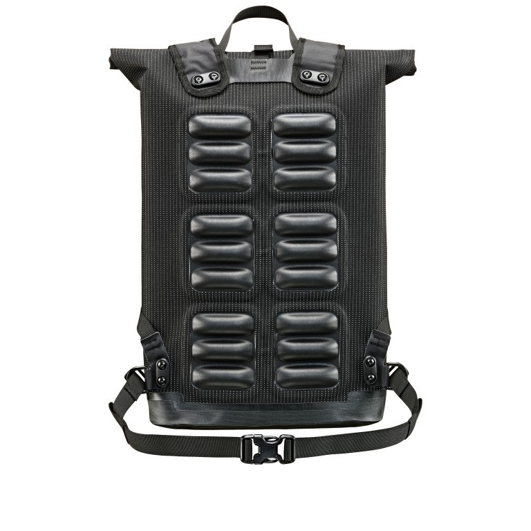 Rucksack Commuter-Daypack High Visibility Volumen 21 Liter Black Reflective, Farbe: schwarz, Marke: Ortlieb, EAN: 4013051049726, Abmessungen in cm: 30x50x15.5, Bild 4 von 11