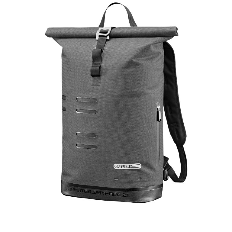 Rucksack Commuter-Daypack Urban Volumen 21 Liter Pepper, Farbe: grau, Marke: Ortlieb, EAN: 4013051049733, Abmessungen in cm: 30x50x15.5, Bild 1 von 11