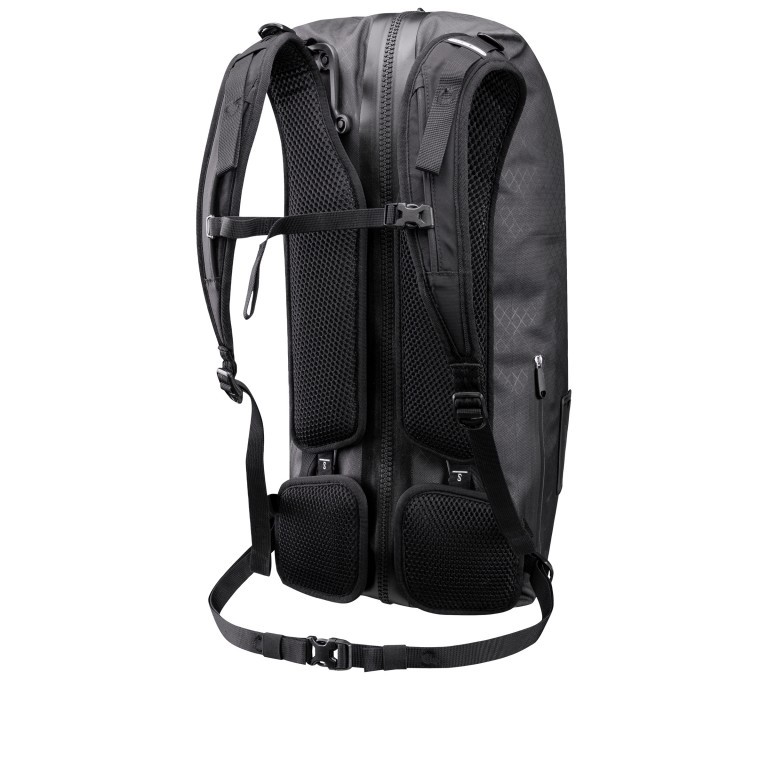 Rucksack Metrosphere Atrack Volumen 34 Liter Black Embossed, Farbe: schwarz, Marke: Ortlieb, EAN: 4013051054133, Bild 3 von 12