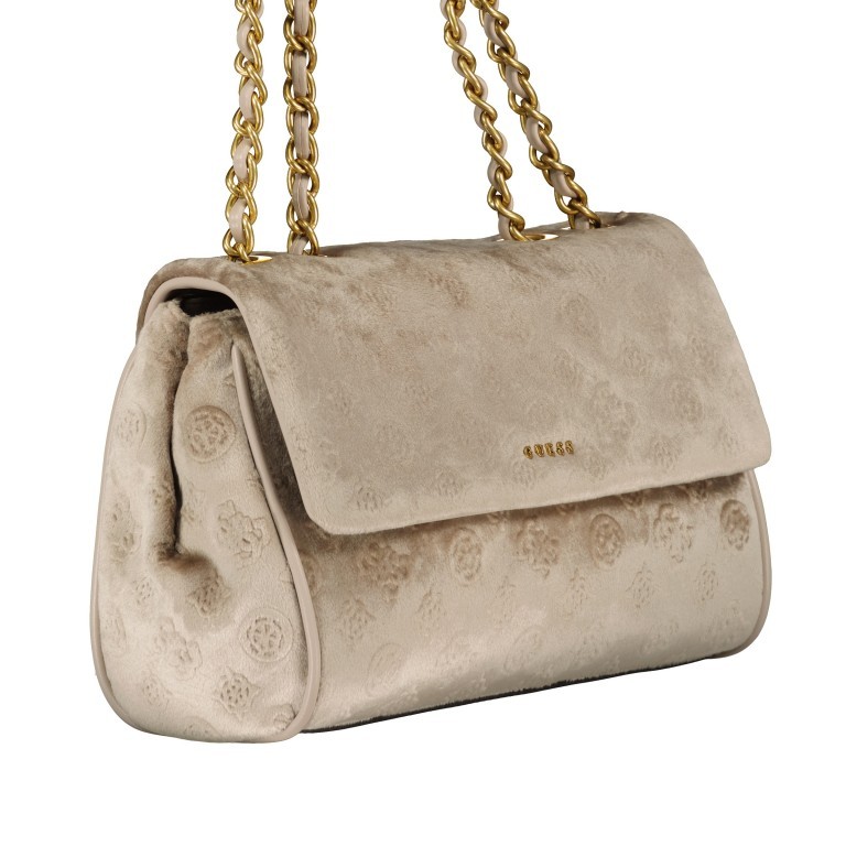 Umhängetasche Kimi Champagne, Farbe: beige, Marke: Guess, EAN: 7620207945879, Abmessungen in cm: 25x14x10, Bild 2 von 9